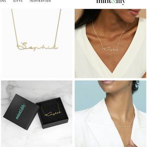 "Sophie" Name Chain Necklace